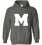 Gildan Heavy Blend Hoodie - M (White Logo)