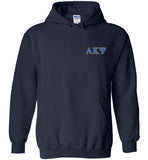 Gildan Heavy Blend Hoodie - AKPsi Small Letters