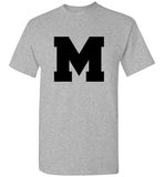 Gildan Short-Sleeve T-Shirt - M (Black Logo)
