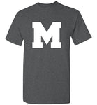 Gildan Short-Sleeve T-Shirt - M (White Logo)