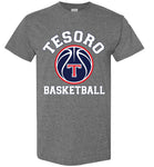 Gildan Short-Sleeve T-Shirt - White Tesoro Basketball