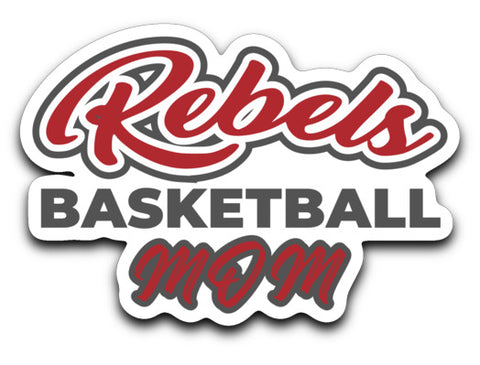 Sticker - Rebels Basketball Mom