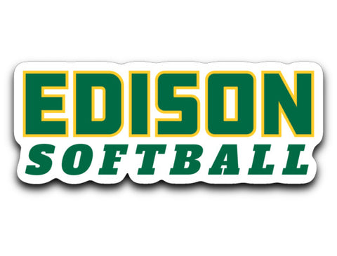 Sticker - Edison Softball