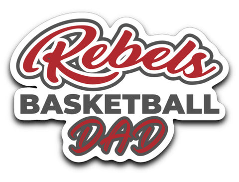 Sticker – Rebels Basketball Dad