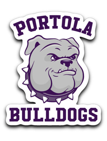Sticker - Portola Bulldogs