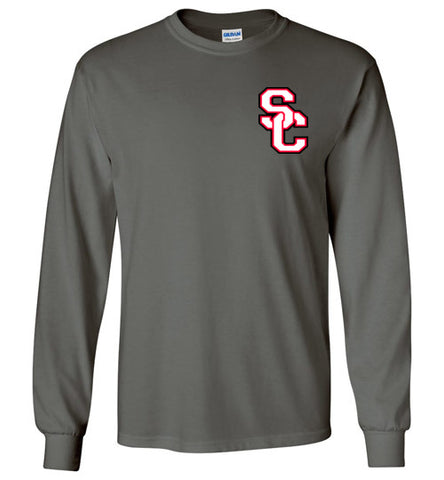 Gildan Long Sleeve T-Shirt - SC Pocket Logo