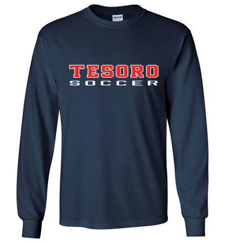 Gildan Long Sleeve T-Shirt - Red Tesoro Soccer