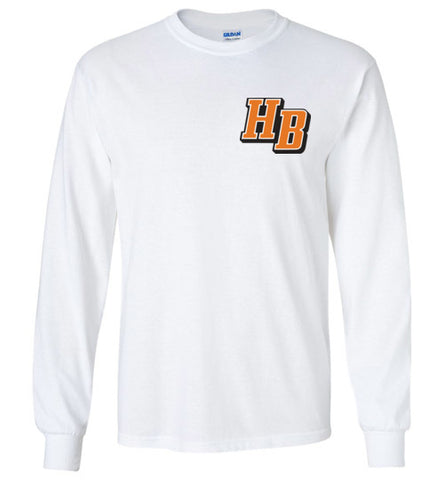 Gildan Long Sleeve T-Shirt - HB Pocket Logo