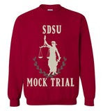 Gildan Crewneck Sweatshirt - Mock Trial Light Logo