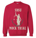 Gildan Crewneck Sweatshirt - Mock Trial Light Logo