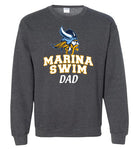 Gildan Crewneck Sweatshirt - Marina Swim Dad