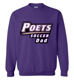 Gildan Crewneck Sweatshirt - Poets Soccer Dad