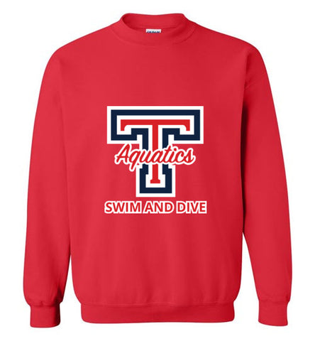 Gildan Crewneck Sweatshirt - Swim and Dive (Large Logo)