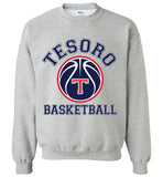 Gildan Crewneck Sweatshirt - Blue Tesoro Basketball
