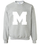 Gildan Crewneck Sweatshirt - M (White Logo)