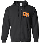 Gildan Zip Hoodie - HB Pocket Logo