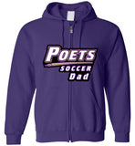 Gildan Zip Hoodie - Poets Soccer Dad