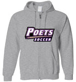 Gildan Zip Hoodie - Poets Soccer