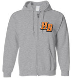 Gildan Zip Hoodie - HB Pocket Logo