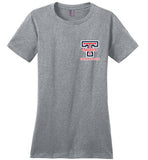 District Made Ladies Perfect Weight Tee - Swim and Dive Pocket