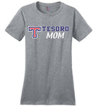 District Made Ladies Perfect Weight Tee - Tesoro Mom (Blue)