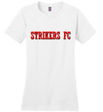 District Made Ladies Perfect Weight Tee - Red Strikers FC