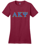 District Made Ladies Perfect Weight Tee - AKPsi