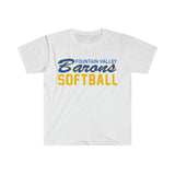 Gildan Unisex Softstyle T-Shirt 64000 - FV Barons Softball