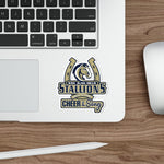 Die-Cut Stickers - Stallions Horseshoe Cheer & Song