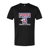 Bayside 5300 USA-Made Performance T-Shirt - Track & Field (Big Logo)