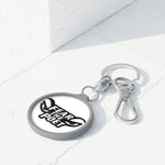 Keychain - Fear the Poet on White
