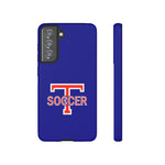 iPhone/Samsung Tough Cases - Big T Soccer on Blue