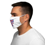 Snug-Fit Face Mask - Big T Soccer on White