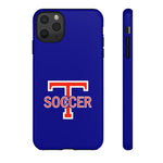 iPhone/Samsung Tough Cases - Big T Soccer on Blue