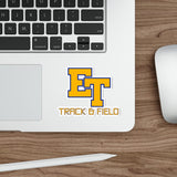Die-Cut Stickers - ET Track & Field