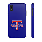 iPhone/Samsung Tough Cases - Big T Soccer on Blue