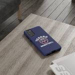 iPhone/Samsung Tough Cases - Tesoro Basketball on Blue