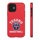 iPhone/Samsung Tough Cases - Tesoro Basketball on Red