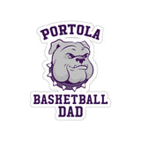 Die-Cut Stickers - Bulldogs Basketball Dad