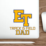 Die-Cut Stickers - ET Track & Field Dad