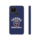 iPhone/Samsung Tough Cases - Tesoro Basketball on Blue