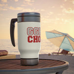 Stainless Steel Travel Mug with Handle, 14oz - GGHS Choir