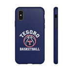 iPhone/Samsung Tough Cases - Tesoro Basketball on Blue