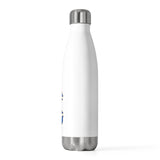 20oz Insulated Bottle - AKPsi on White