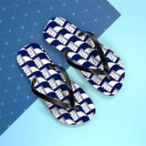 Flip Flops (Navy, Pattern) - Falcon Choirs