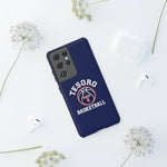 iPhone/Samsung Tough Cases - Tesoro Basketball on Blue