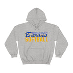 Gildan Unisex Heavy Blend™ Hooded Sweatshirt 18500 - FV Barons Softball