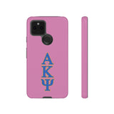 iPhone/Samsung Tough Cases - AKPsi on Pink