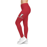 Women's Casual Leggings (Red) - F Baseball
