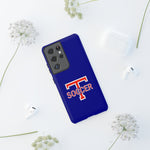 iPhone/Samsung Tough Cases - Big T Soccer on Blue